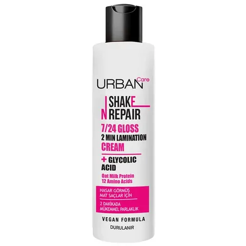 Urban Care Shake N Repair 7-24 Gloss Lamination Shine Effect Rinse-Off Care Cream 200 ml