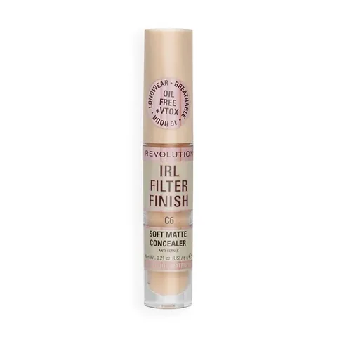 Revolution IRL Filter Finish Concealer C6 - Matte, Long-Lasting