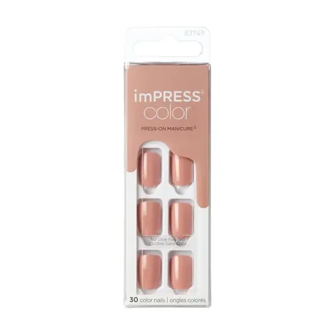 imPress Color Self-Adhesive Short False Nails – Easy Apply, Long-Lasting