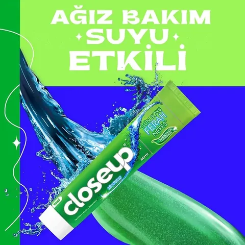 Closeup معجون أسنان كلوز أب بنكهة المنثول المنعشة ٥٠ مل تركيبة الزنك النشط والجل