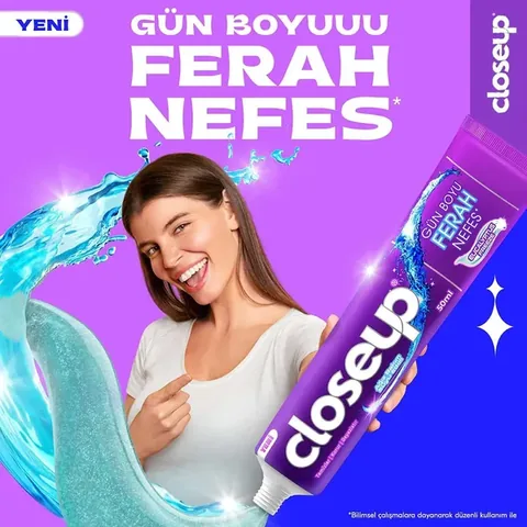 Closeup Eucalyptus Fresh Toothpaste 50ml - All-Day Freshness
