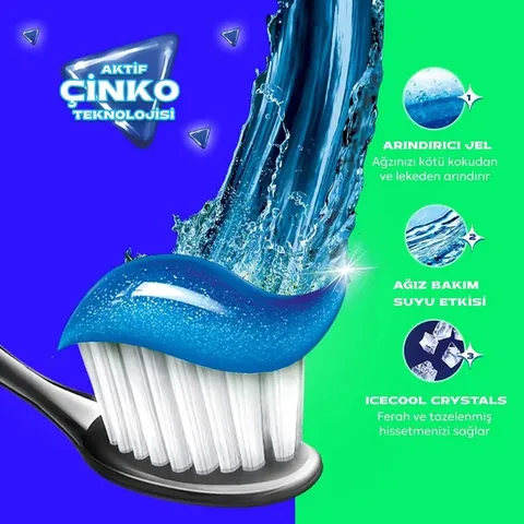 Closeup Icy Cool Toothpaste 25ml - Fresh Breath &amp; Stain Removal