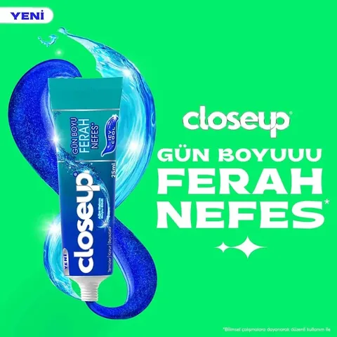 Closeup Icy Cool Toothpaste 25ml - Fresh Breath &amp; Stain Removal