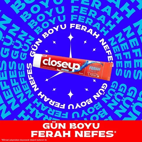 Closeup Fresh Blast Toothpaste 50ml - Active Zinc, Gel Formula