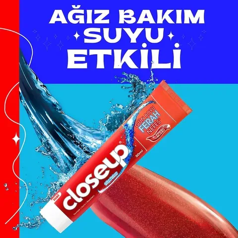 Closeup Fresh Blast Toothpaste 50ml - Active Zinc, Gel Formula