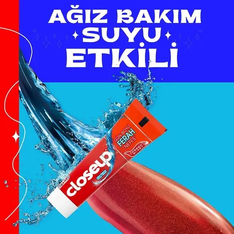 Closeup Fresh Blast Toothpaste 25ml - Active Zinc &amp; Gel Formula