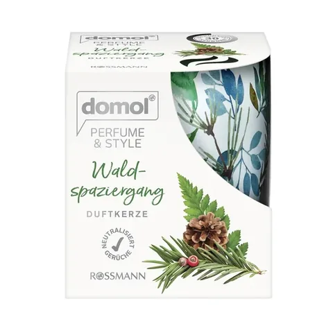 Domol Duftkerze 150g - Frisch-Würziger Kiefernaroma &amp; Geruchsneutralisierer