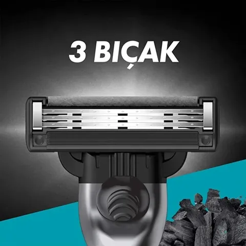 Набор бритвенных принадлежностей Gillette Mach3 с углем и гелем 200 мл