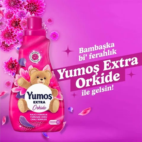 Yumoş Extra Orkide 42 Yıkama Yumuşatıcı 1008 ml - Kalıcı Ferahlık