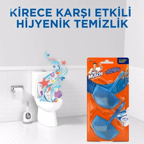 Mr. Muscle Aqua Blue WC-Reiniger 2er-Pack