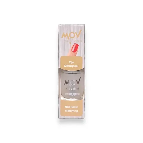Mov Nail Polish Mattifier 12ml - Matte Finish Top Coat