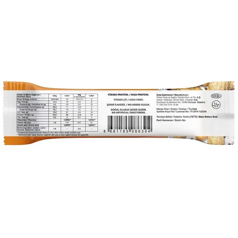 Fellas High Protein Bar 15g - Natürlicher, Glutenfreier Snack
