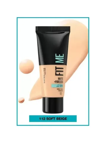 Maybelline Fit Me Matte Foundation - 20 Shades, 30.7ml
