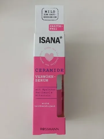 Isana Ceramide Serum 30ml - Hydrating Skin Care with Hyaluron