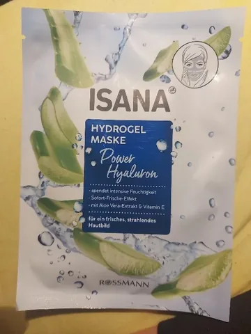 Isana Triple Hyaluron Hydrogel Mask with Aloe Vera - 1 Pack