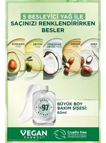 Краска для волос Garnier Nutrisse Интенсивное питание, 100% покрытие седины