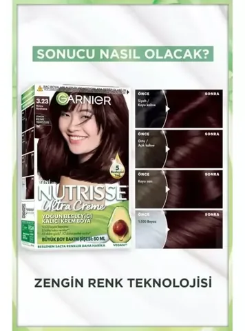 Garnier Nutrisse Permanente Creme-Haarfarbe mit 5 Ölen, 160ml