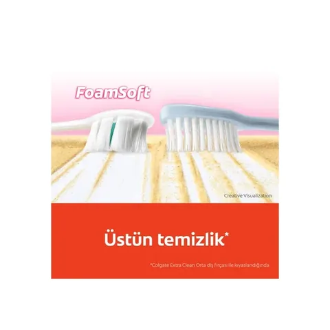Colgate FoamSoft Toothbrush - Gentle Cleaning &amp; Gum Care