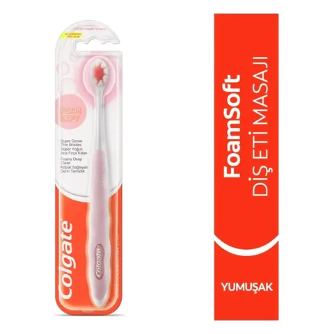 Colgate FoamSoft Toothbrush - Gentle Cleaning &amp; Gum Care