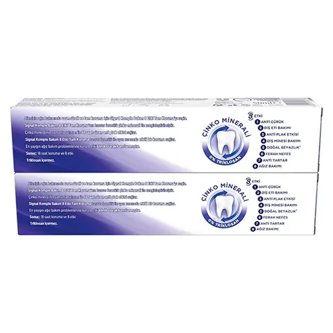 Signal Complete Care Toothpaste 2x50ml - 8 Effects for Family