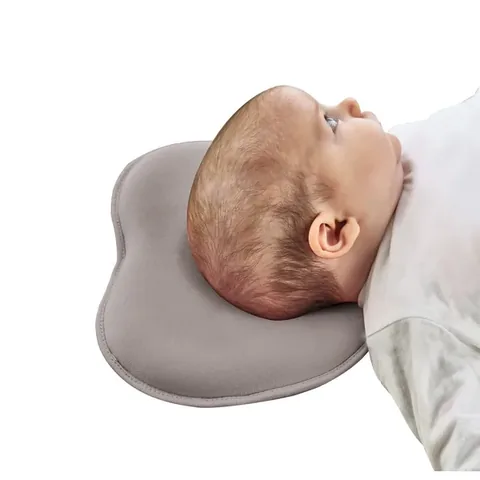 Babyjem Flachkopf Kissen - Grau