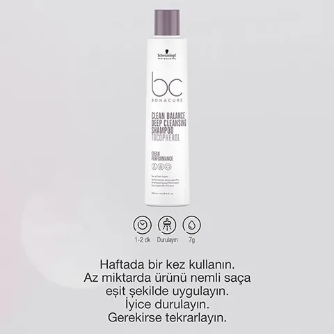 Bonacure Vegan Deep Cleansing Shampoo for All Hair Types 250ml