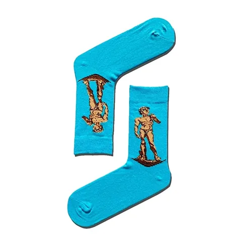 Carnaval Art Socks Set - 7 Colorful Cotton Blend Designs