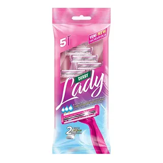 Derby Lady 2 Damenrasierer 5er-Pack