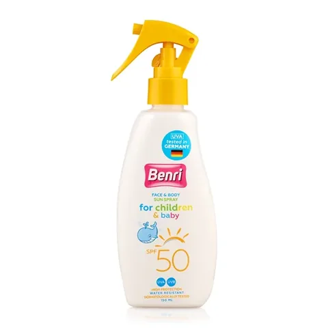 Benri Baby & Child 50 SPF Sun Spray - High Protection 150ml