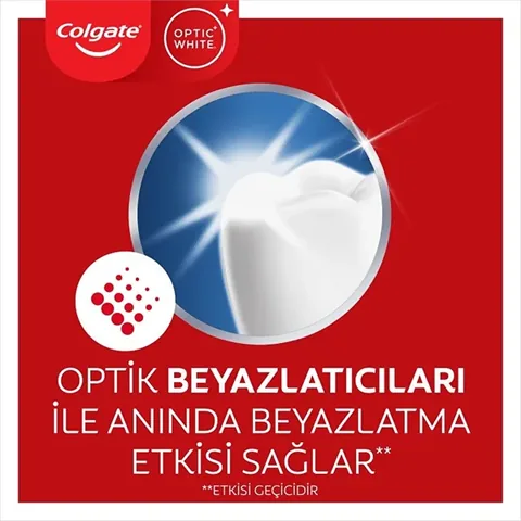 Colgate Optic White Instant Whitening Toothpaste 75ml - Mint