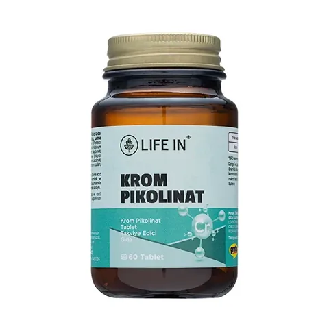 Life In Chromium Picolinate 60 Tablets for Metabolism Support