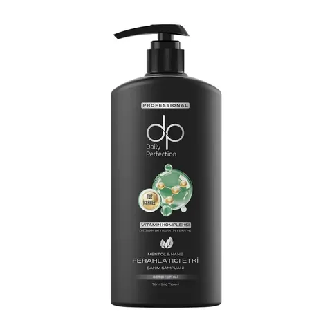 Dp Daily Perfection Menthol Shampoo 425ml - Salt-Free, Keratin, Biotin