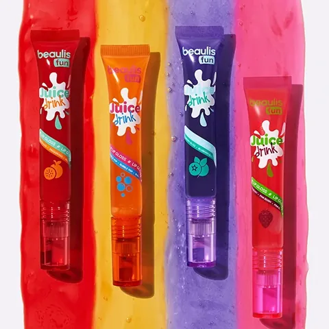 Beaulis Fun Juicy Drink Lip Gloss - Blueberry Bliss Shine