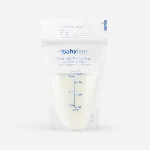 أكياس تخزين حليب الأم مضادة للتسرب، خالية من BPA، 25 قطعة من بيبي جيم Babyjem