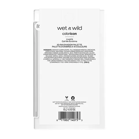 wet n wild Color Icon 10-Pack Eyeshadow Palette - Call Me Sunshine