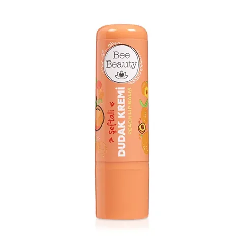 Bee Beauty Peach Lip Balm with Shea Butter & Vitamin E