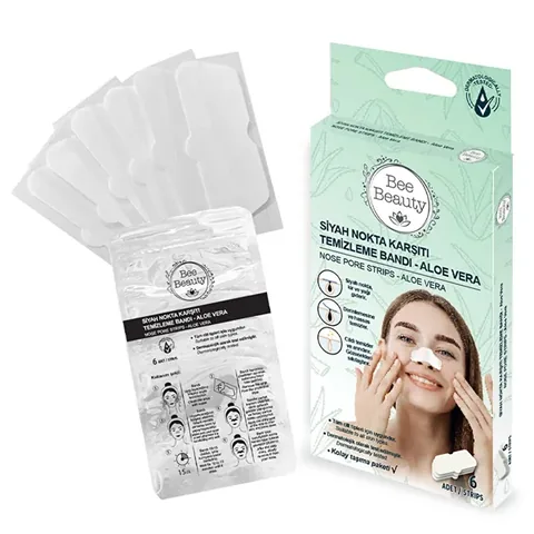 Bee Beauty Aloe Vera Blackhead Removal Strips 6-Pack