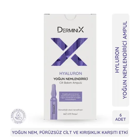 Derminix Hyaluron Ampoule 12ml - Hydrating Skin Care Serum