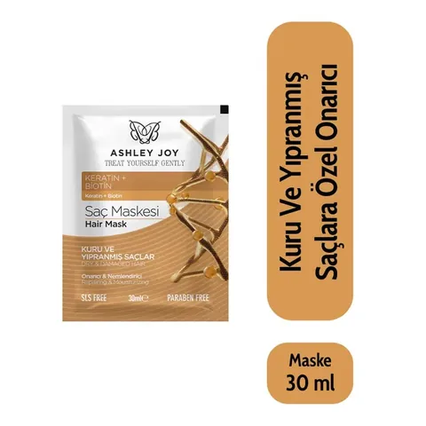 Ashley Joy 30ml Moisturizing Hair Mask for Soft, Hydrated Hair
