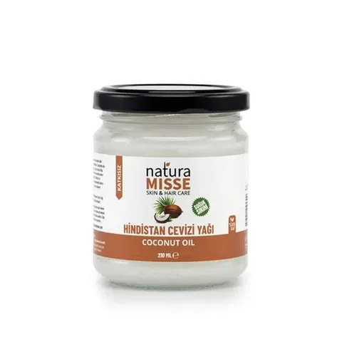NaturaMisse Organic Coconut Oil 210ml - Pure Moisturizer