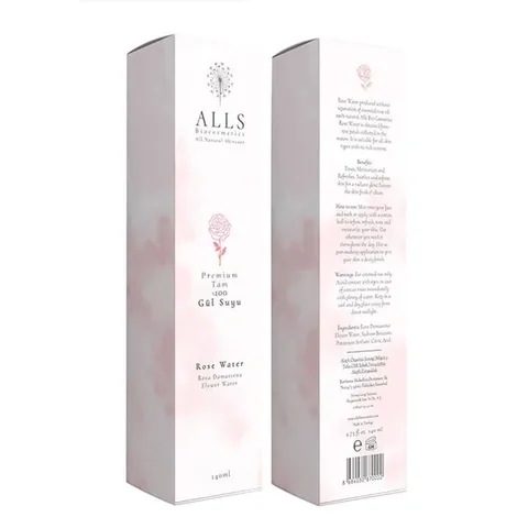 Alls Biocosmetics Natural Rose Water 140ml - Pure &amp; Refreshing