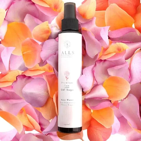 Alls Biocosmetics Natural Rose Water 140ml - Pure &amp; Refreshing