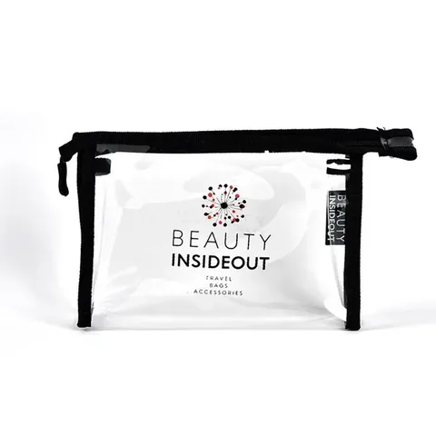 Kleine transparente Make-up-Tasche von Beauty Insideout - Klarer Organizer