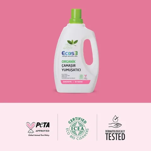 Ecos3 Ultra Konzentrierter Pflanzenbasierter Weichspüler 750ml