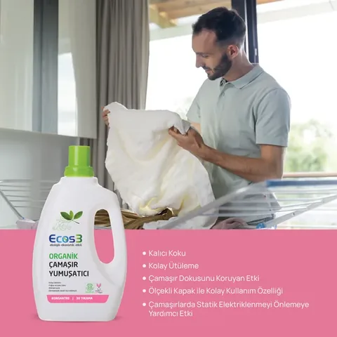 Ecos3 Ultra Konzentrierter Pflanzenbasierter Weichspüler 750ml