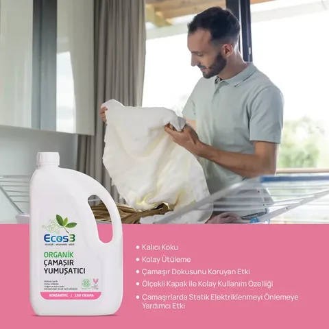 Ecos3 Organic Fabric Softener 2500 ml