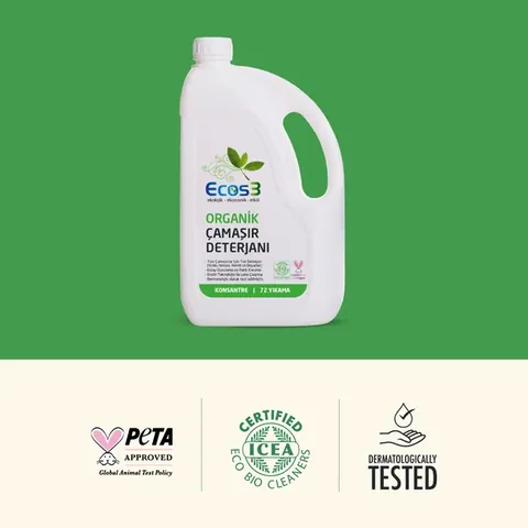 Ecos3 Bio-Waschmittel 2500ml - 72 Wäschen
