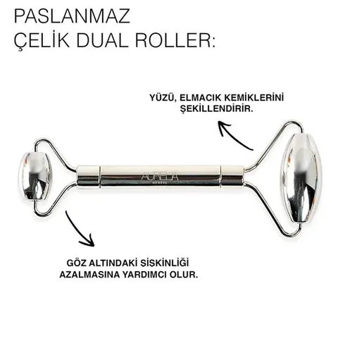 Aurelia Geneve Stainless Steel Dua Prayer Roller - Durable &amp; Elegant