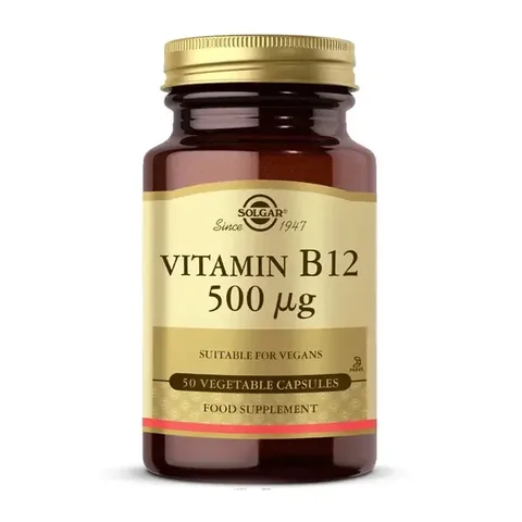 Solgar Vitamin B12 500 mcg 50 Capsules