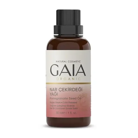 Gaia Organic Cold Pressed Pomegranate Seed Oil 30ml - Pure & Natural